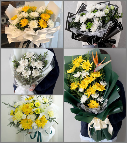 山东青岛黄岛区铁山街道宋家店子村白事花束代送
